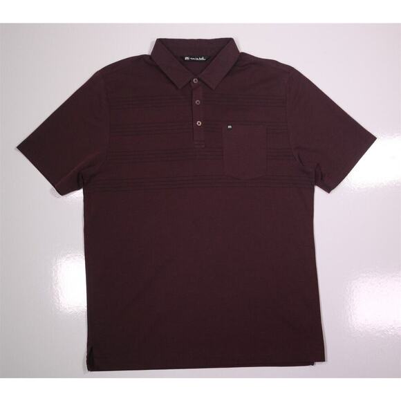 Travis Mathew ** Lot of 2 ** Golf Polo Shirts Gray and Purple Men's Large - Picture 4 of 16